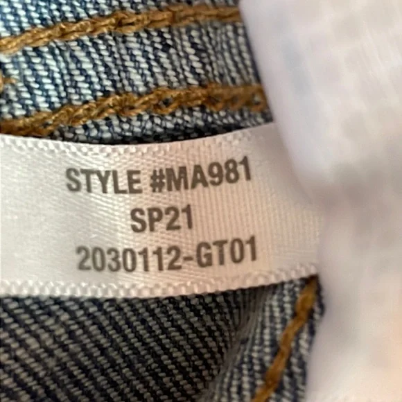 Madewell Button Fly Skinny Jeans High Rise Size 26-Magic Pockets NWT